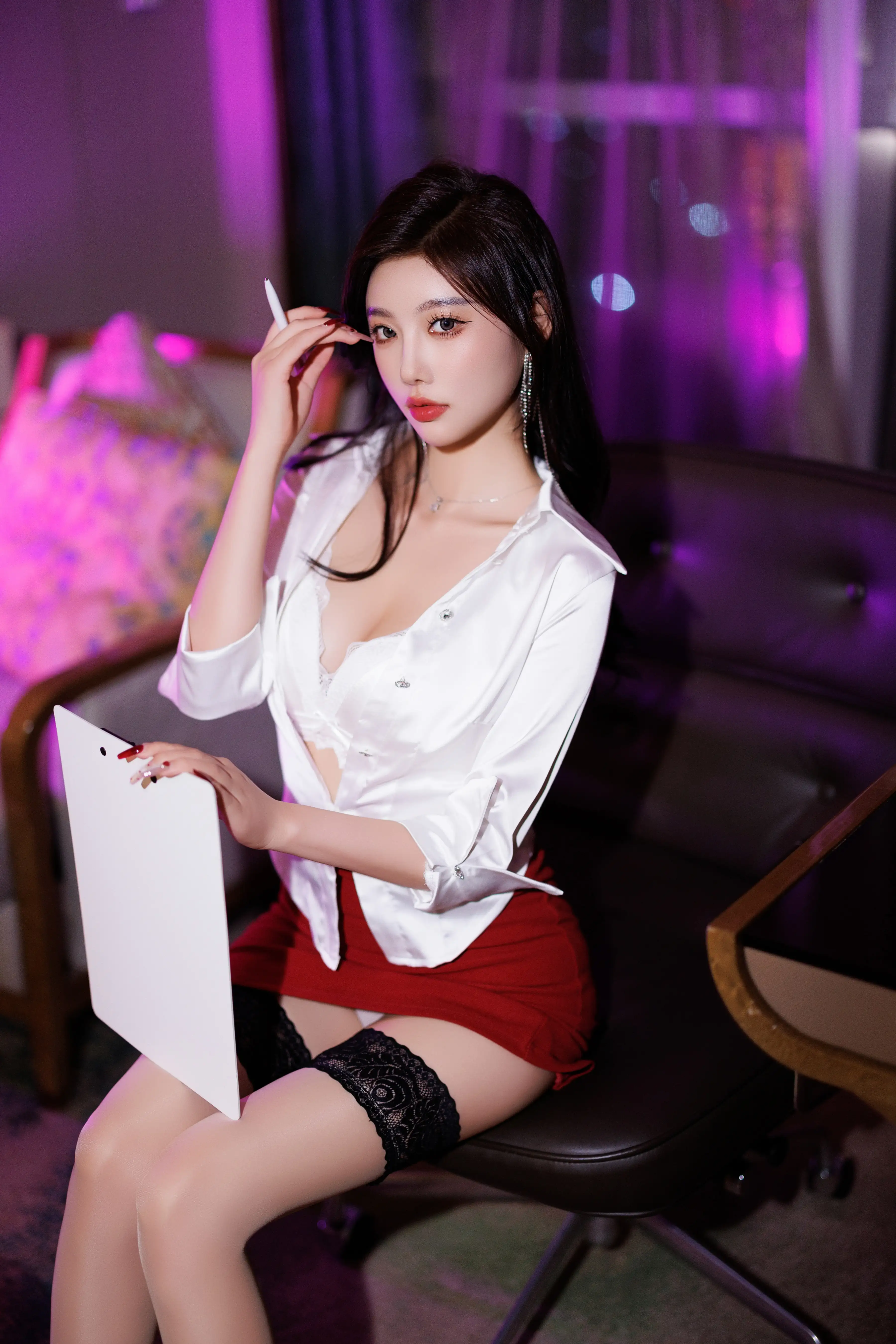 杨晨晨_NO.034_内购无水印_9565_红色短裙_ - M940.COM -第17张